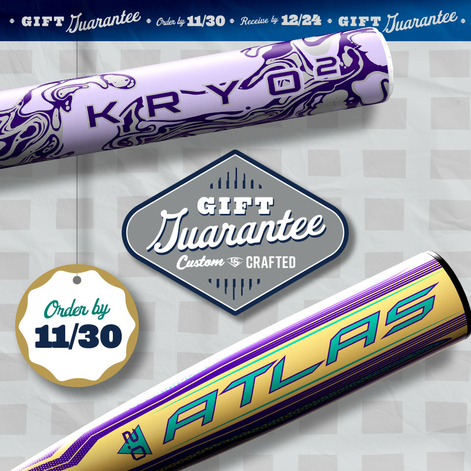 Custom Slugger Bats Under the Tree Guarantee - Order by 11/30 to receive by 12/24