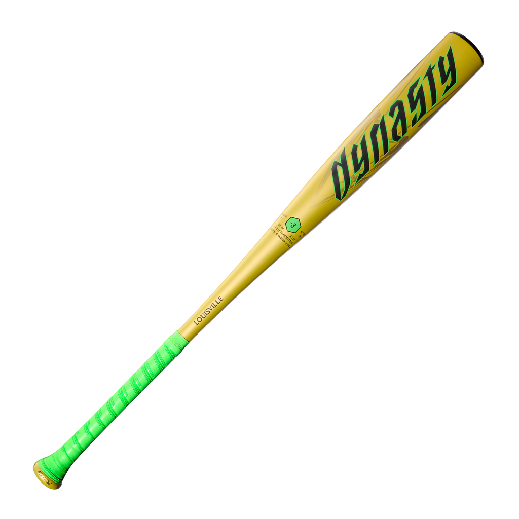 WBL4162010_0_LS_DYNASTY_BBCOR_3_2026_33_Gold_NeonGreen_Black