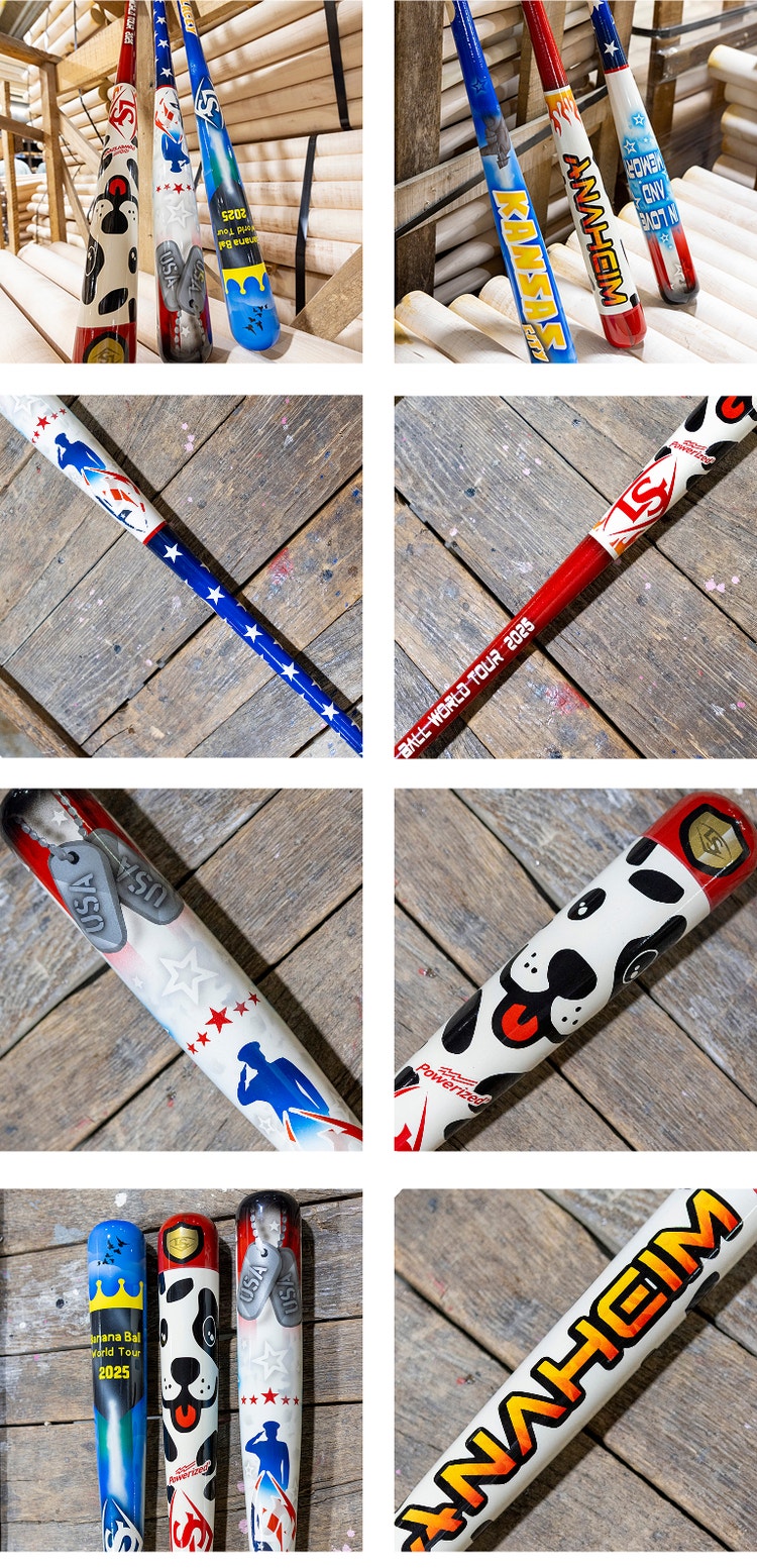 Louisville Slugger Savannah Bananas Artist Series Wood Bats