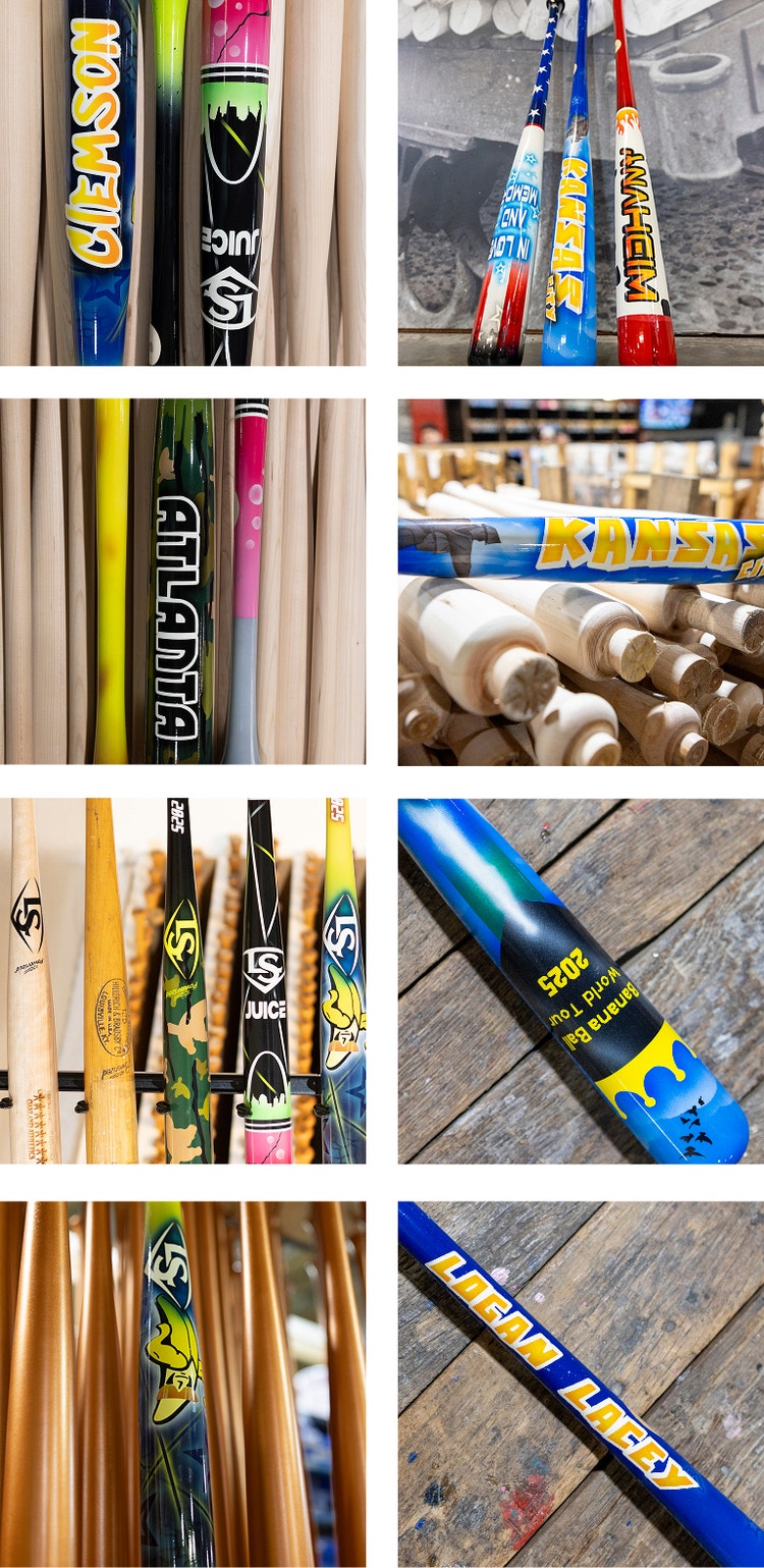 Louisville Slugger Savannah Bananas Artist Series Wood Bats