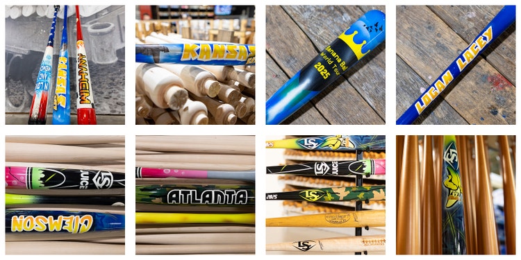 Louisville Slugger Savannah Bananas Artist Series Wood Bats