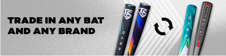 Louisville Slugger Trade in, Trade Up- Trade in any bat and any brand